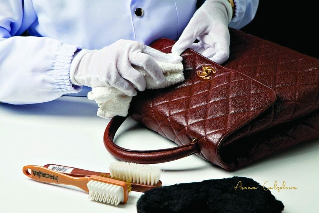 Sostituzione parti pelle borsa Louis Vuitton » ShoeHome